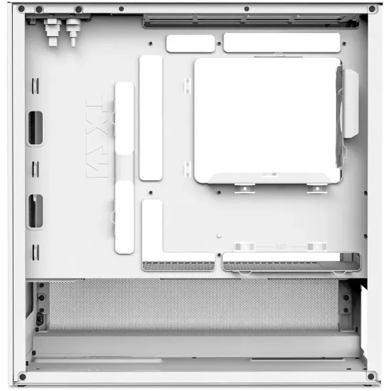 Case NZXT H3 Flow 2025 All White Micro-ATX Tower