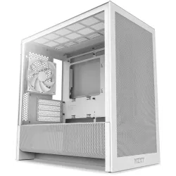 Case NZXT H3 Flow 2025 All White Micro-ATX Tower