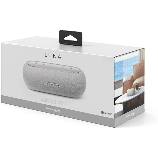 Bluetooth speaker Harman Kardon LUNA 1x25W RMS + 1x15W RMS, Waterproof, Rechargable battery, Grey