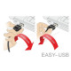 Delock Extension cable EASY-USB 2.0 Type-A male > USB 2.0 Type-A female black 5 m