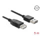 Delock Extension cable EASY-USB 2.0 Type-A male > USB 2.0 Type-A female black 5 m
