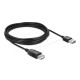 Delock Extension cable EASY-USB 2.0 Type-A male > USB 2.0 Type-A female black 5 m