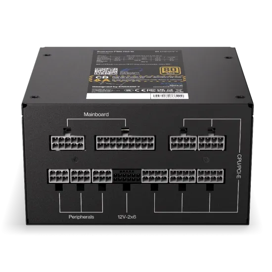 Захранващ блок Endorfy Supremo FM6 750W 80+ Gold, PCIe 5.1 - Fully Modular Захранващ блок Endorfy Supremo FM6 750W 80+ Gold, PCIe 5.1 - Fully Modular