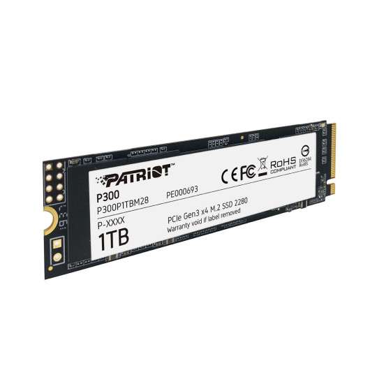 SSD Patriot P300 Gen3, 1TB, NVMe, M.2