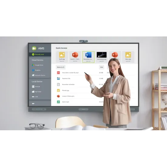 Интерактивен дисплей BenQ RP6504, 65