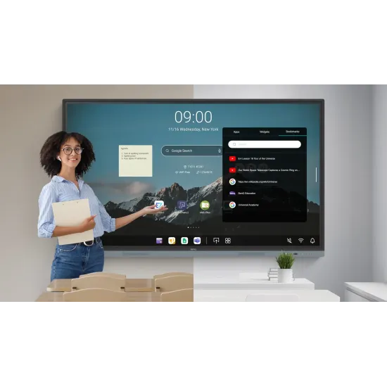 Интерактивен дисплей BenQ RP6504, 65