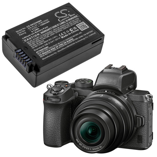 Camera Battery for NIKON (EN-EL25) LiIon 7.6V 1280mAh Cameron Sino