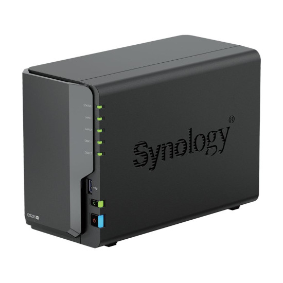 Synology DS225+, за 2 диска, Intel Celeron J4125 , 2GB DDR4 SODIMM