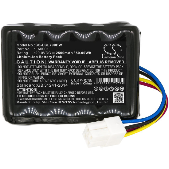 Camera Battery for Lawn Mower  FERREX 800m2 2021, Landxcape LX790, 791,795 LA0001,LA0002  20V 2500mAh Cameron Sino
