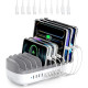 Orico зарядна станция за мобилни устройства Charger Station 220V - 10 x USB 120W white - DUK-10P-EU-WH