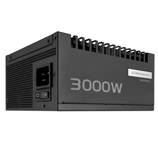 Захранващ блок ASUS Pro WS 3000W 80+ Platinum PCIe 5.1, Fully Modular