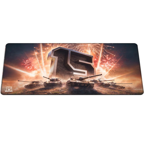 Mousepad World of Tanks 15 Anniversary, XL
