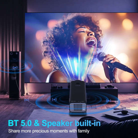 MagCubic преносим мултимедиен проектор Portable Multimedia Projector HY320 - 4K, Android 11, Wi-Fi, Bluetooth 5.0