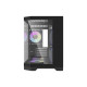 Aigo кутия Case mATX - FT418 Black - 6 x 120 mm A-RGB fans included