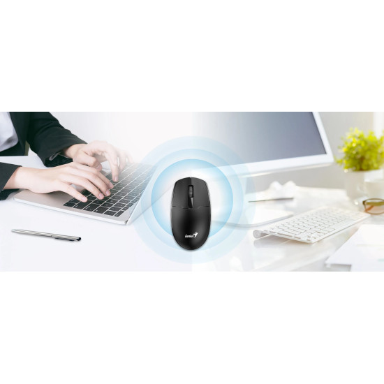 Genius безжична мишка Wireless Mouse - NX-7000SE Black - 2.4GHz