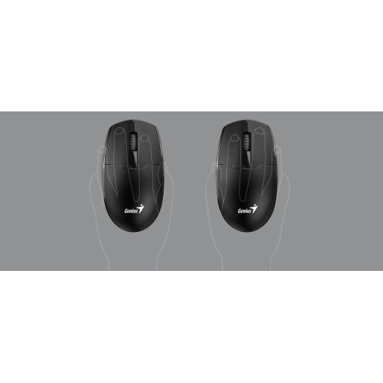 Genius безжична мишка Wireless Mouse - NX-7000SE Black - 2.4GHz