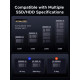 Orico докинг станция Storage - HDD/M.2 Dock - 2 BAY Offline Clone 2.5/3.5/M.2 NVMe USB-C/USB-A - IT28E-C-EU-GY