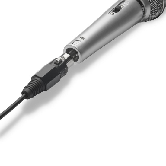 Hama “Jam Star” Dynamic Microphone, Jack Cable 3 m + Adapter, On/Off