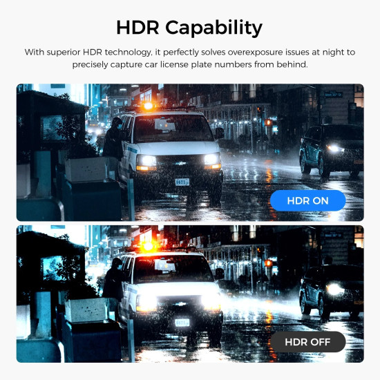 VIOFO водоустойчива камера за заден ход Waterproof Rear Camera - RWC200 - 2K Quad HD, 9.5m cable included