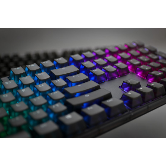 Ducky професионална геймърска механична клавиатура Professional Gaming Mechanical Keyboard One 3 Aura Black - Cherry MX RGB Brown Switches [Tactile]
