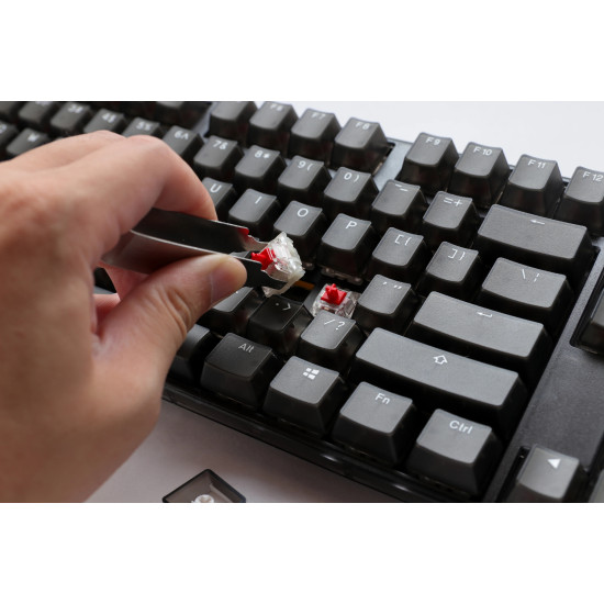 Ducky професионална геймърска механична клавиатура Professional Gaming Mechanical Keyboard One 3 Aura Black - Cherry MX RGB Brown Switches [Tactile]