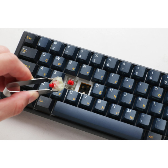 Ducky професионална геймърска механична клавиатура Professional Gaming Mechanical Keyboard One 3 Pro Mini Nazca Line - 8K, Cherry MX2A RGB Red [Linear]