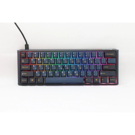 Ducky професионална геймърска механична клавиатура Professional Gaming Mechanical Keyboard One 3 Pro Mini Nazca Line - 8K, Cherry MX2A RGB Brown [Tactile]