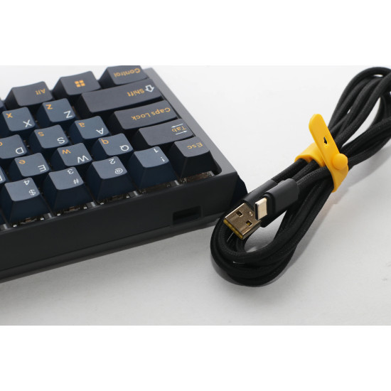 Ducky професионална геймърска механична клавиатура Professional Gaming Mechanical Keyboard One 3 Pro Mini Nazca Line - 8K, Cherry MX2A RGB Brown [Tactile]