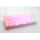 Ducky професионална геймърска механична клавиатура Professional Gaming Mechanical Keyboard One 3 Mini Aura White -  Cherry MX RGB Brown [Tactile]