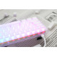 Ducky професионална геймърска механична клавиатура Professional Gaming Mechanical Keyboard One 3 Mini Aura White -  Cherry MX RGB Brown [Tactile]