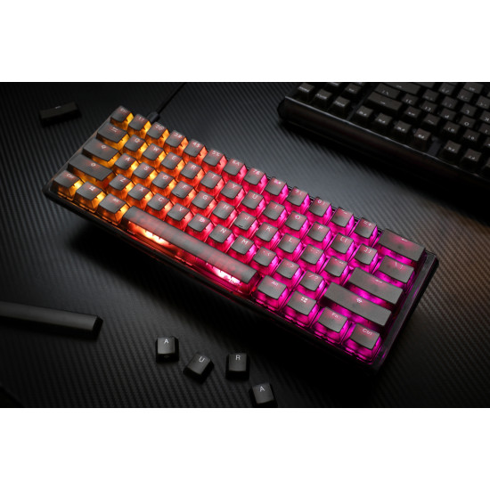 Ducky професионална геймърска механична клавиатура Professional Gaming Mechanical Keyboard One 3 Mini Aura Black - Cherry MX RGB Brown [Tactile]