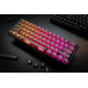 Ducky професионална геймърска механична клавиатура Professional Gaming Mechanical Keyboard One 3 Mini Aura Black - Cherry MX RGB Brown [Tactile]