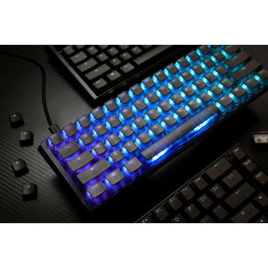 Ducky професионална геймърска механична клавиатура Professional Gaming Mechanical Keyboard One 3 Mini Aura Black - Cherry MX RGB Brown [Tactile]