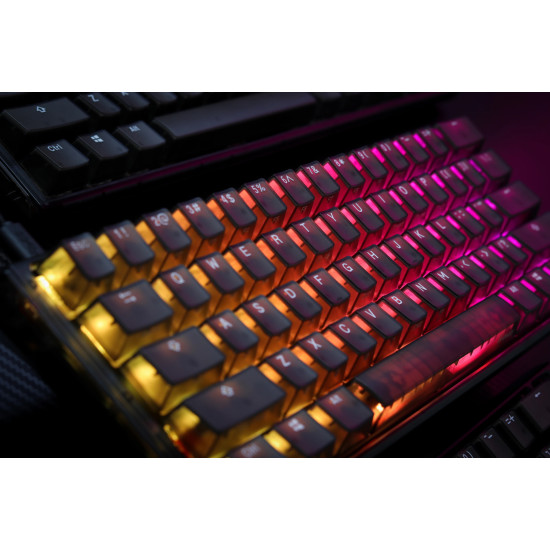 Ducky професионална геймърска механична клавиатура Professional Gaming Mechanical Keyboard One 3 Mini Aura Black - Cherry MX RGB Brown [Tactile]