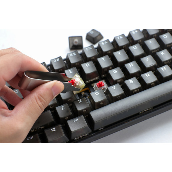 Ducky професионална геймърска механична клавиатура Professional Gaming Mechanical Keyboard One 3 Mini Aura Black - Cherry MX RGB Brown [Tactile]