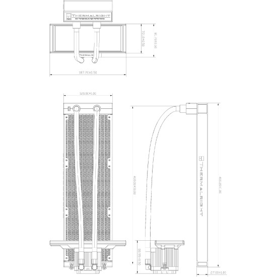 Thermalright водно охлаждане Water Cooling Trofeo Vision 360 ARGB Black - 6.86 inch IPS LCD Display