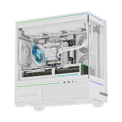 Thermalright кутия Case mATX - TL-M10 White - USB-C