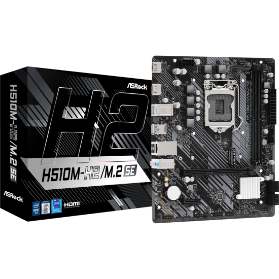 Motherboard ASRock H510M-H2/M.2 SE, LGA1200, DDR4, mATX
