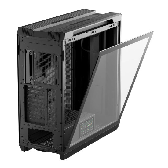 DeepCool кутия Case EATX - GENOME III - 420 mm AIO Pre-Installed, LCD Display