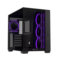 Case ASUS A32 PLUS Tempered Glass + 4 ARGB Fans - Black