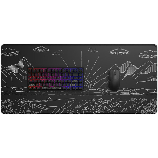 Mousepad Dark Project - Nostra Black XL