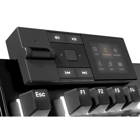 be quiet! професионална геймърска механична клавиатура Professional Gaming Mechanical Keyboard DARK MOUNT - be quiet! Silent Switches [Tactile]