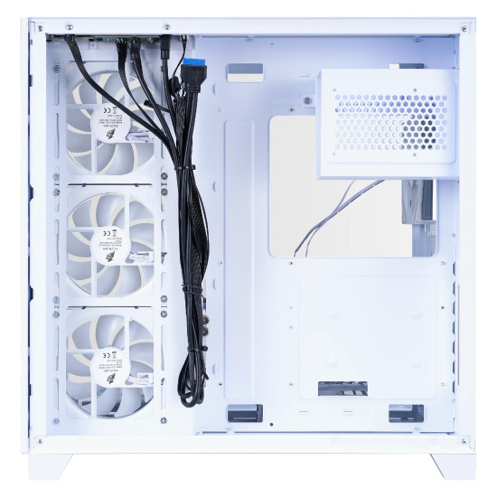 1stPlayer кутия Case ATX - MEGAVIEW MV8 White - 7 x 120 mm A-RGB fans included