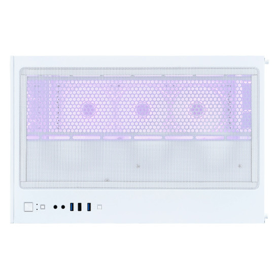 1stPlayer кутия Case ATX - MEGAVIEW MV8 White - 7 x 120 mm A-RGB fans included