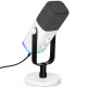 Desktop Microphone FIFINE AM8 Dynamic RGB XLR/USB - White