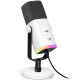 Desktop Microphone FIFINE AM8 Dynamic RGB XLR/USB - White
