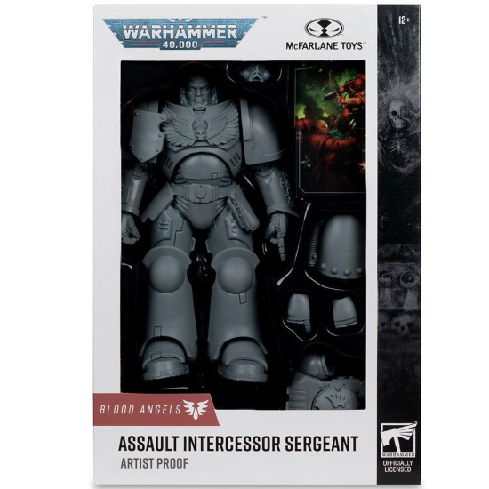 Warhammer 40,000 Assault Intercessor Sergeant (Blood Angel) Artist Proof 7in Figure McFarlane