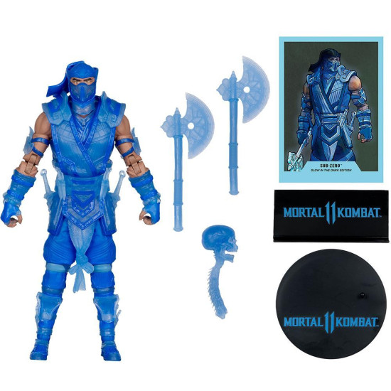 Figure McFarlane Toys MORTAL KOMBAT 11 - Sub-Zero (Glow In The Dark Edition - Gold Label)