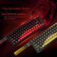 Madlions професионална геймърска механична клавиатура Professional Gaming Mechanical Keyboard MAD 68 HE Flagship V2 - 8K, Magnetic Amber Pro Switches - White