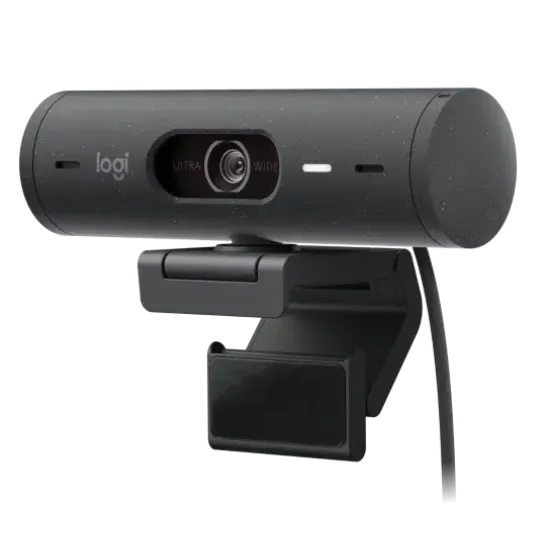 Logitech BRIO 500 Grafite Full HD Webcam, mic, USB